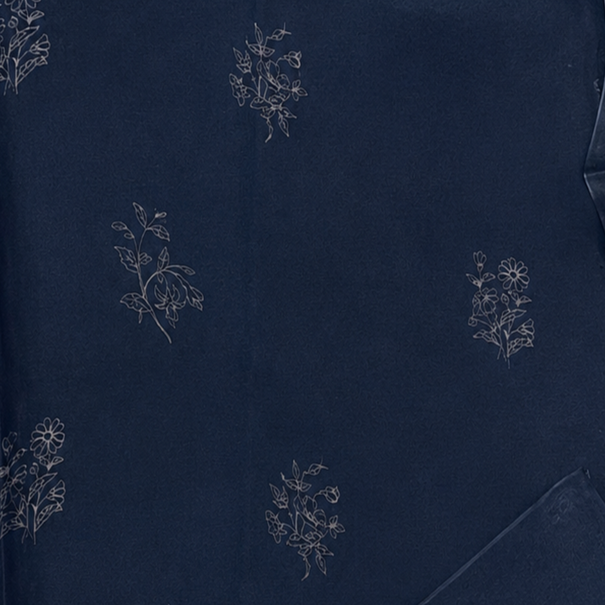 Vanantara -Steel Blue Pure Organza unstitched suit set
